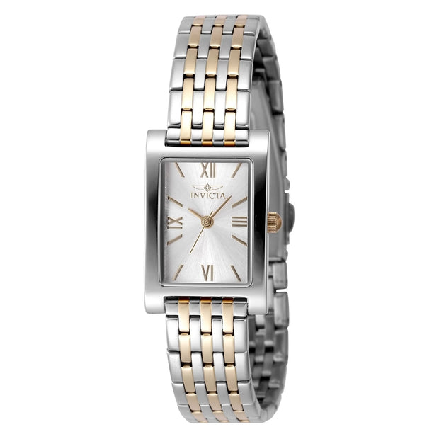 Invicta Women's 48148 Angel Quartz 3 Hand Silver Dial Watch