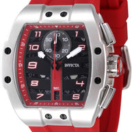 Invicta Men's 47367 Invicta Racing Quartz Multifunction Black, Red Dial Watch