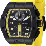 Invicta Men's 47371 Invicta Racing Quartz Multifunction Black, Yellow Dial Watch