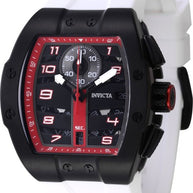Invicta Men's 47372 Invicta Racing Quartz Multifunction Black, Red Dial Watch