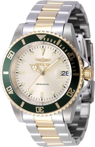 Invicta Men's 47395 Pro Diver Automatic 3 Hand Champagne Dial Watch