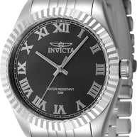Invicta Men's 47396 Specialty Quartz 3 Hand Black Dial Watch