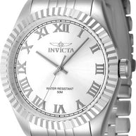 Invicta Men's 47397 Specialty Quartz 3 Hand Silver Dial Watch