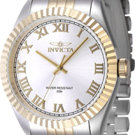 Invicta Men's 47402 Specialty Quartz 3 Hand Silver Dial Watch