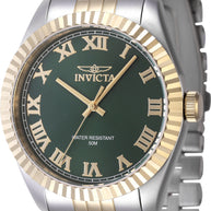 Invicta Men's 47403 Specialty Quartz 3 Hand Green Dial Watch