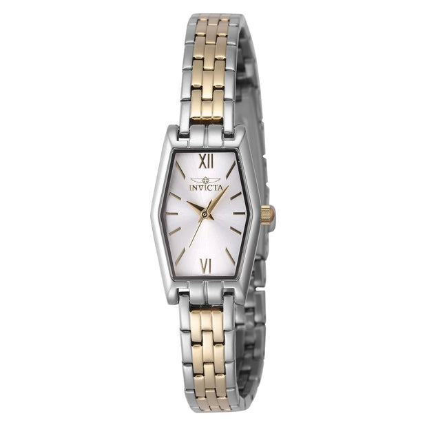 Invicta Women's 48128 Angel Quartz 3 Hand Silver Dial Watch