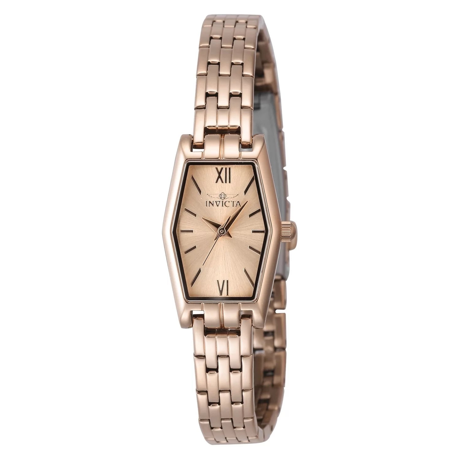 Invicta Women's 48129 Angel Quartz 3 Hand Rose Gold Dial Watch