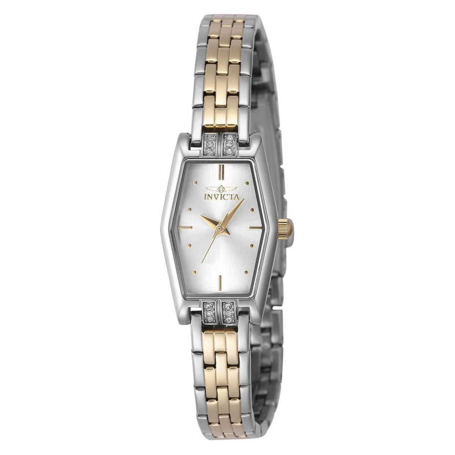 Invicta Women's 48132 Angel Quartz 3 Hand Silver Dial Watch