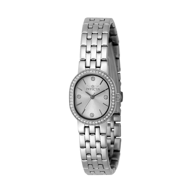 Invicta Women's 48134 Angel Quartz 3 Hand Silver Dial Watch