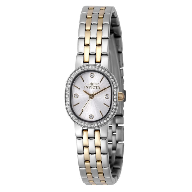 Invicta Women's 48136 Angel Quartz 3 Hand Silver Dial Watch