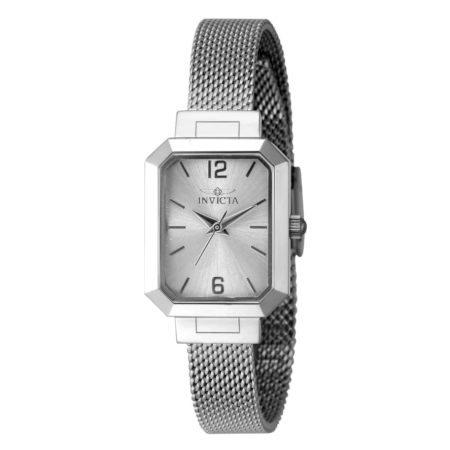 Invicta Women's 48150 Angel Quartz 3 Hand Silver Dial Watch