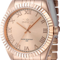 Invicta Men's 47407 Specialty Quartz 3 Hand Rose Gold Dial Watch