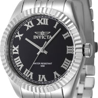 Invicta Women's 47408 Specialty Quartz 3 Hand Black Dial Watch