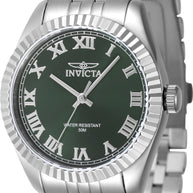 Invicta Women's 47410 Specialty Quartz 3 Hand Green Dial Watch