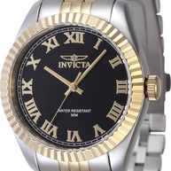 Invicta Women's 47413 Specialty Quartz 3 Hand Black Dial Watch