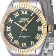 Invicta Women's 47415 Specialty Quartz 3 Hand Green Dial Watch