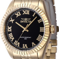 Invicta Women's 47417 Specialty Quartz 3 Hand Black Dial Watch
