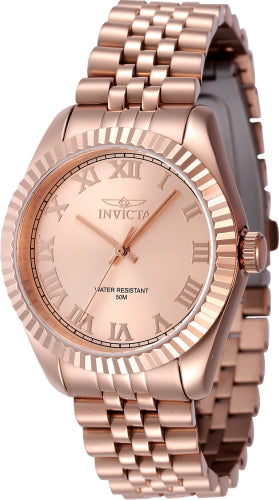 Invicta Women's 47419 Specialty Quartz 3 Hand Rose Gold Dial Watch