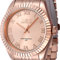 Invicta Women's 47419 Specialty Quartz 3 Hand Rose Gold Dial Watch