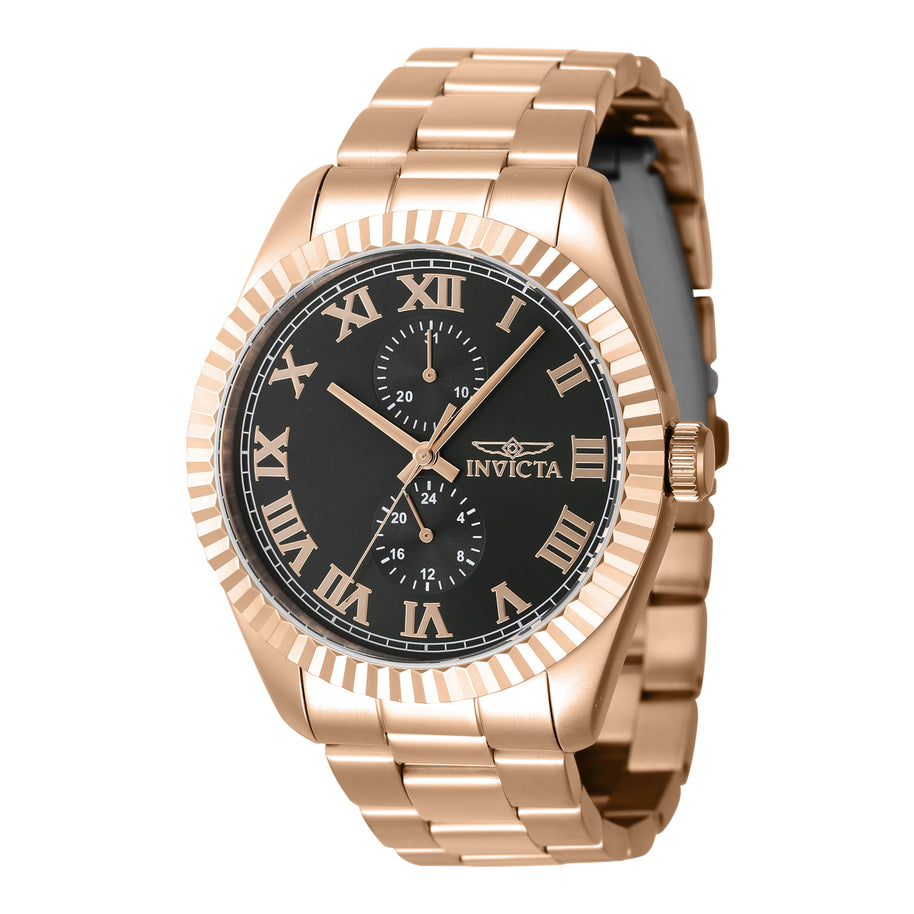 Invicta Men's 47432 Specialty Quartz Multifunction Black Dial Watch