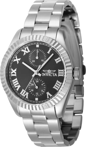 Invicta Women's 47434 Specialty Quartz Multifunction Black Dial Watch