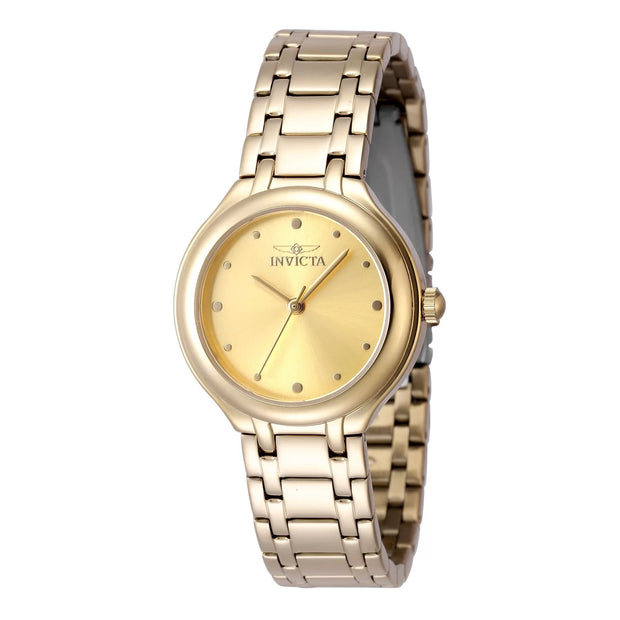 Invicta Women's 48227 Wildflower Quartz 3 Hand Gold Dial Watch