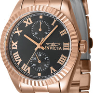Invicta Women's 47446 Specialty Quartz Multifunction Black Dial Watch