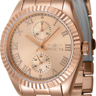 Invicta Women's 47447 Specialty Quartz Multifunction Rose Gold Dial Watch