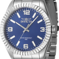 Invicta Men's 47451 Specialty Quartz 3 Hand Blue Dial Watch
