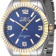 Invicta Men's 47456 Specialty Quartz 3 Hand Blue Dial Watch