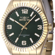 Invicta Men's 47459 Specialty Quartz 3 Hand Green Dial Watch