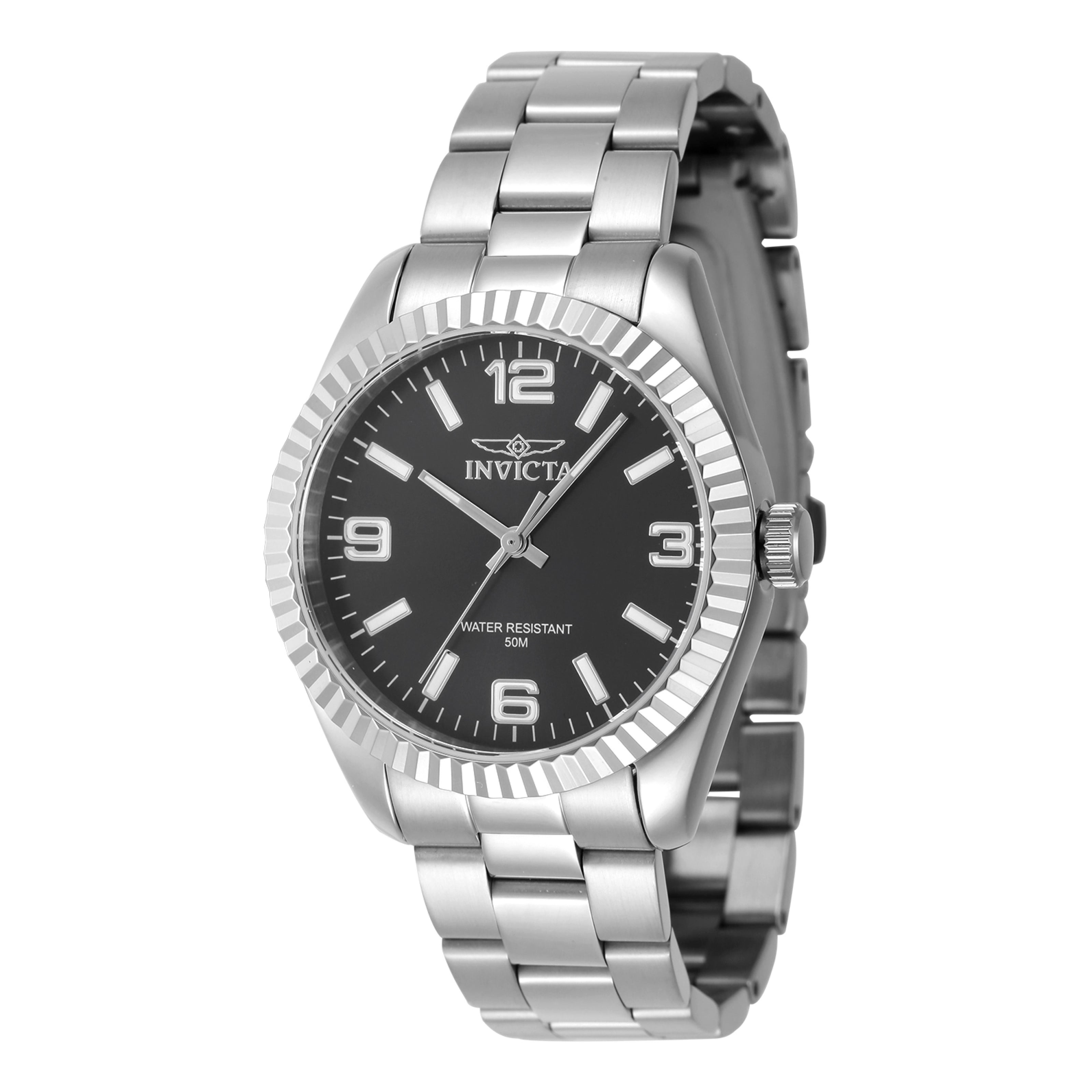 Invicta Men's 47463 Specialty Quartz 3 Hand Gold, Silver, Black Dial Watch