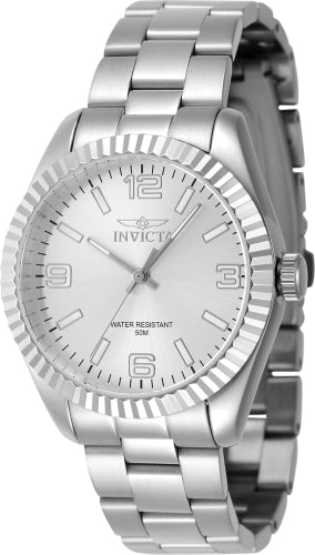 Invicta Women's 47464 Specialty Quartz 3 Hand Silver Dial Watch