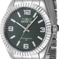 Invicta Women's 47465 Specialty Quartz 3 Hand Green Dial Watch