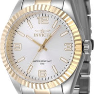 Invicta Men's 47469 Specialty Quartz 3 Hand Silver Dial Watch