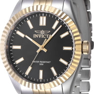 Invicta Men's 47483 Specialty Quartz 3 Hand Black Dial Watch