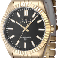 Invicta Men's 47488 Specialty Quartz 3 Hand Black Dial Watch