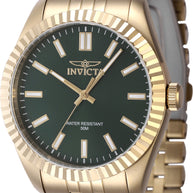 Invicta Men's 47489 Specialty Quartz 3 Hand Green Dial Watch