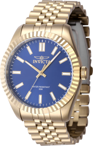 Invicta Men's 47490 Specialty Quartz 3 Hand Blue Dial Watch
