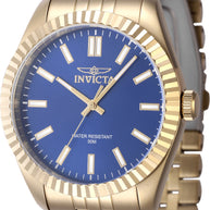 Invicta Men's 47490 Specialty Quartz 3 Hand Blue Dial Watch