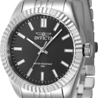 Invicta Women's 47494 Specialty Quartz 3 Hand Black Dial Watch
