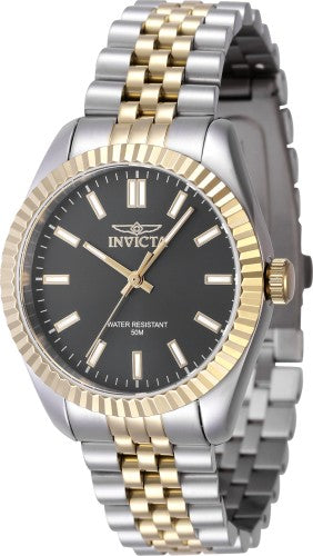 Invicta Women's 47499 Specialty Quartz 3 Hand Black Dial Watch