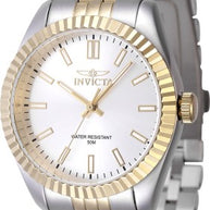 Invicta Women's 47500 Specialty Quartz 3 Hand Silver Dial Watch