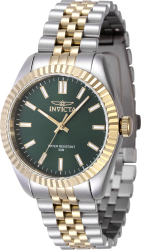 Invicta Women's 47501 Specialty Quartz 3 Hand Green Dial Watch