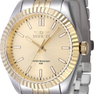 Invicta Women's 47503 Specialty Quartz 3 Hand Gold Dial Watch