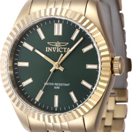 Invicta Women's 47505 Specialty Quartz 3 Hand Green Dial Watch
