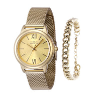 Invicta Women's 48250 Angel Quartz 3 Hand Gold Dial Watch