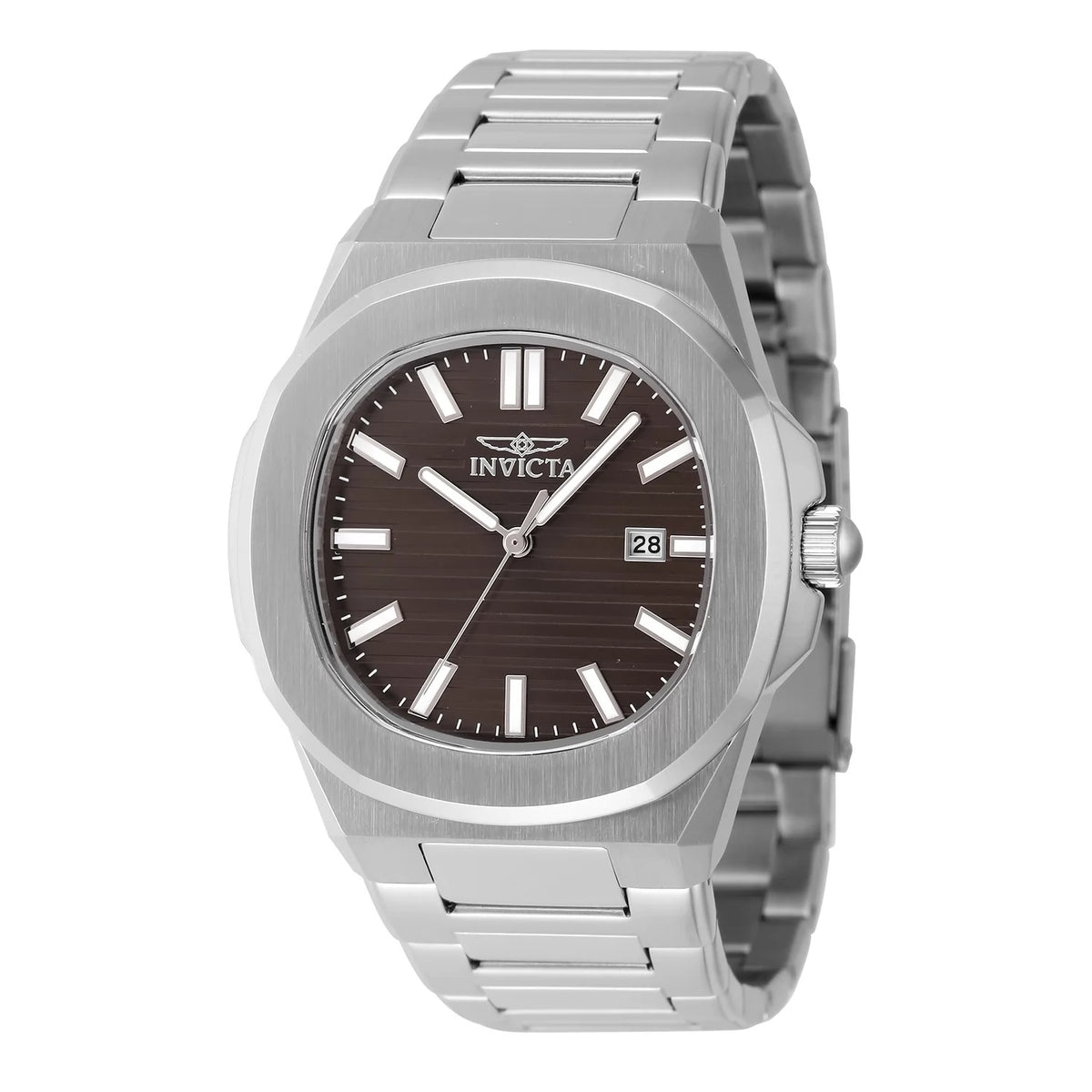 Invicta Men's 48321 Speedway Quartz 3 Hand Brown Dial Watch