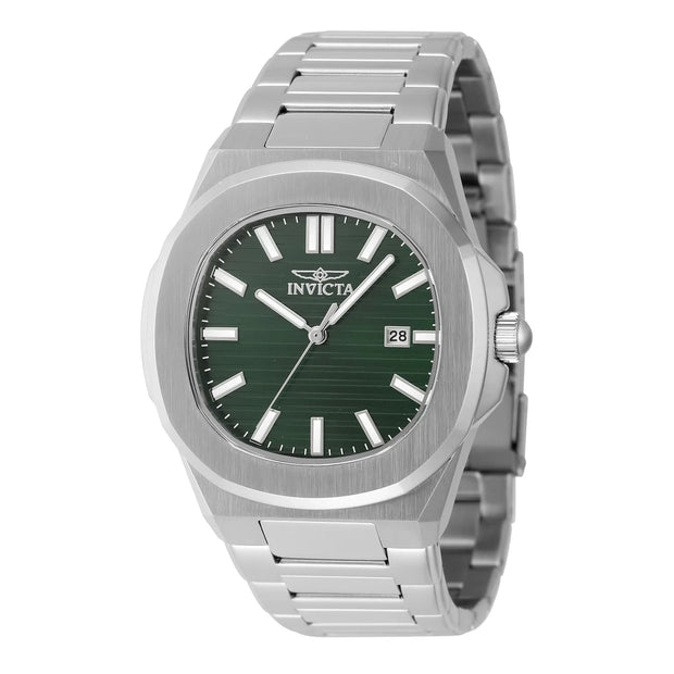 Invicta Men's 48323 Speedway Quartz 3 Hand Green Dial Watch
