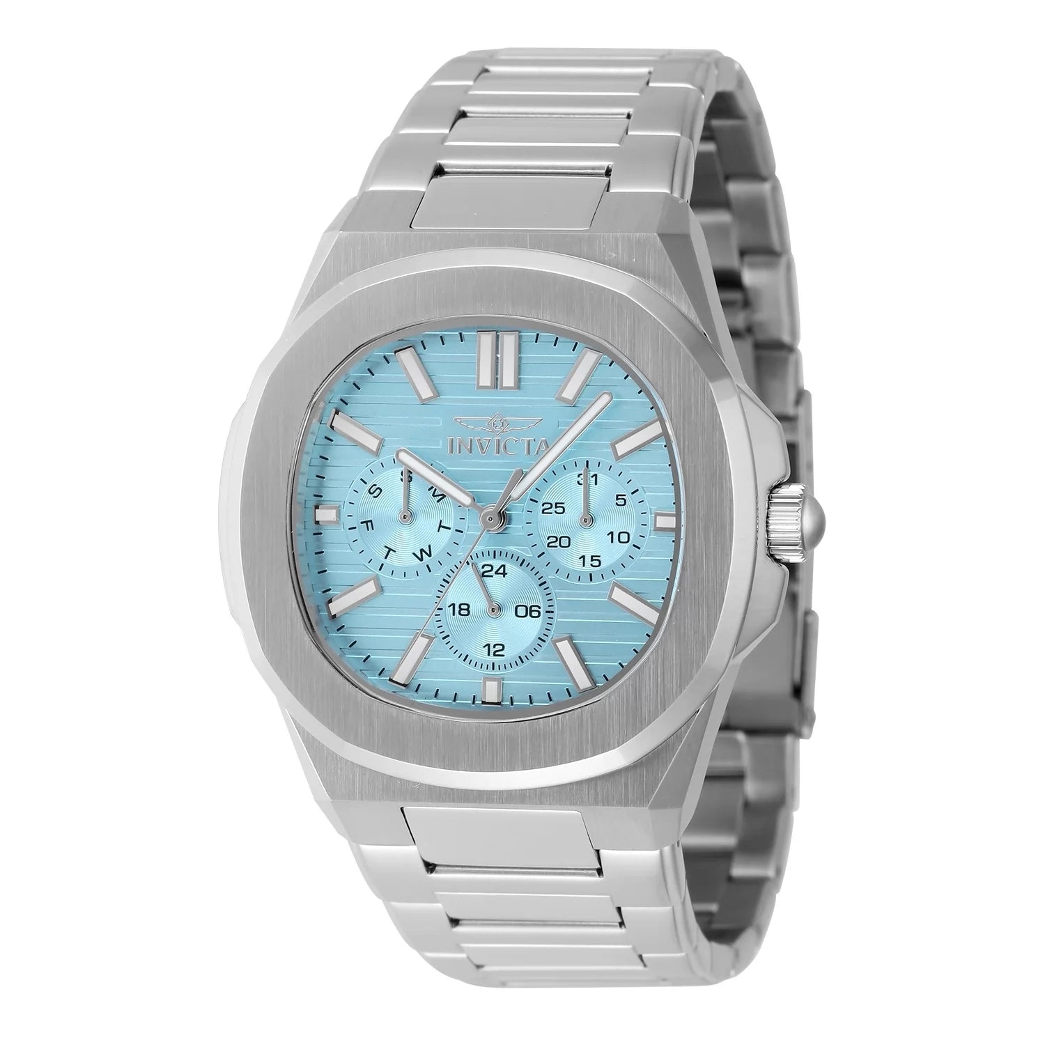 Invicta Men's 48328 Speedway Quartz 3 Hand Light Blue Dial Watch
